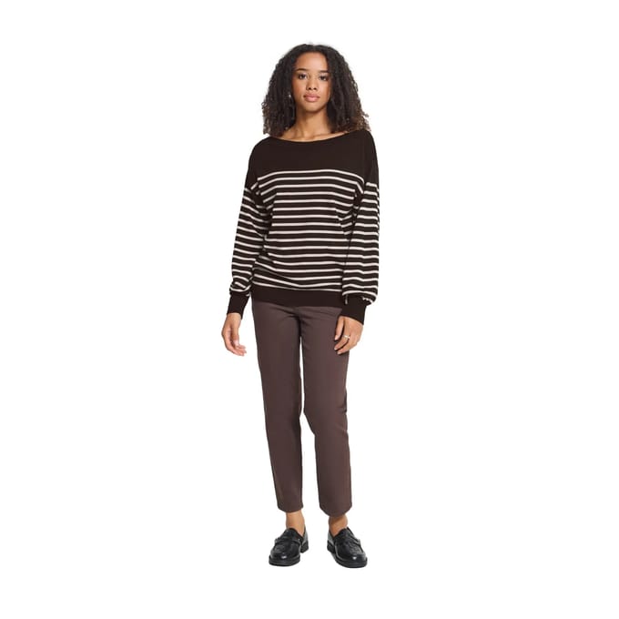 ICHI - IHLULS BOAT NECK LS - Dames - Gebreide truien