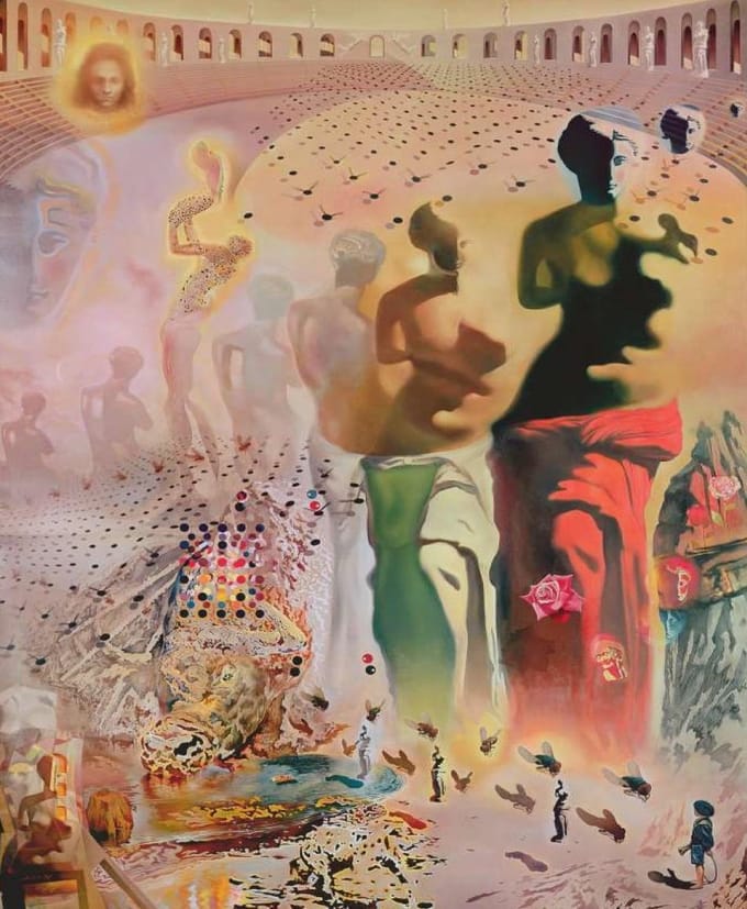 Puzzel 1000 stukjes - The Hallucinogenic Toreador - Dali