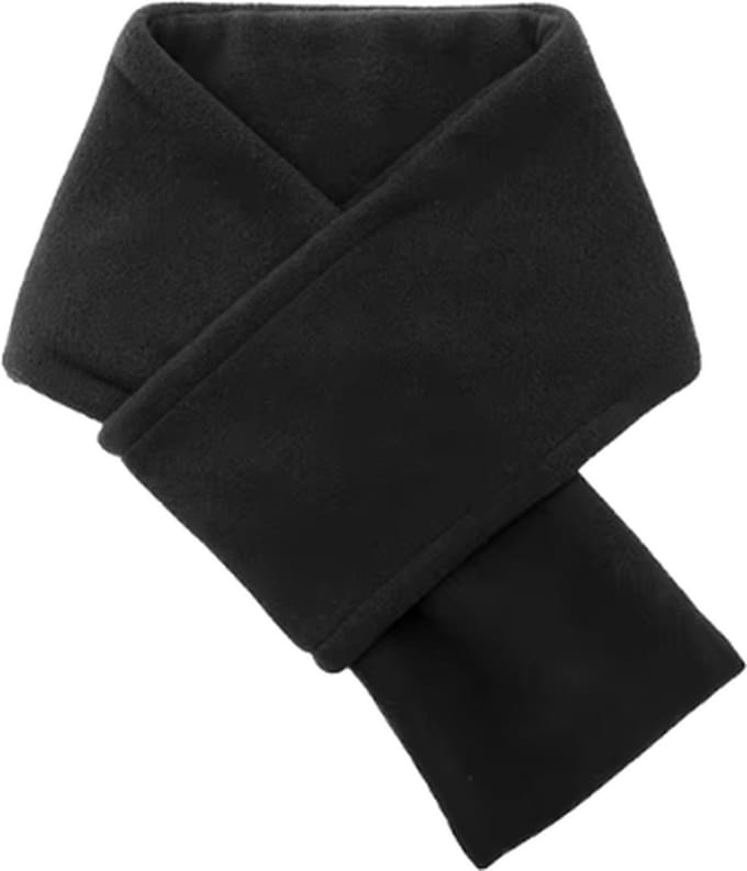 Scoby - Wintersjaal - Fleece Sjaal - Winter Scarf - 100% Gerecycled Polyester - Zwart