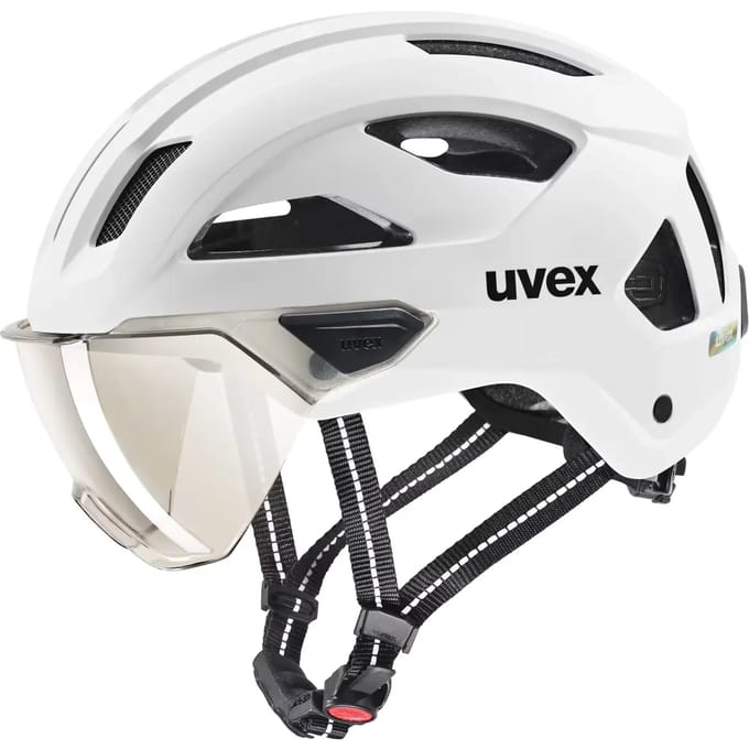 Uvex Stride Visor, fietshelm, wit