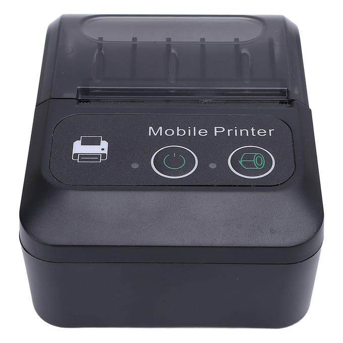 58mm Bluetooth Thermische Bonprinter Draagbaar Zakformaat USB Factuurprinter 203dpi Resolutie 50 tot black