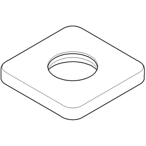 Dornbracht replacement rosette 6.3 x 6.3 cm, 092771007-00