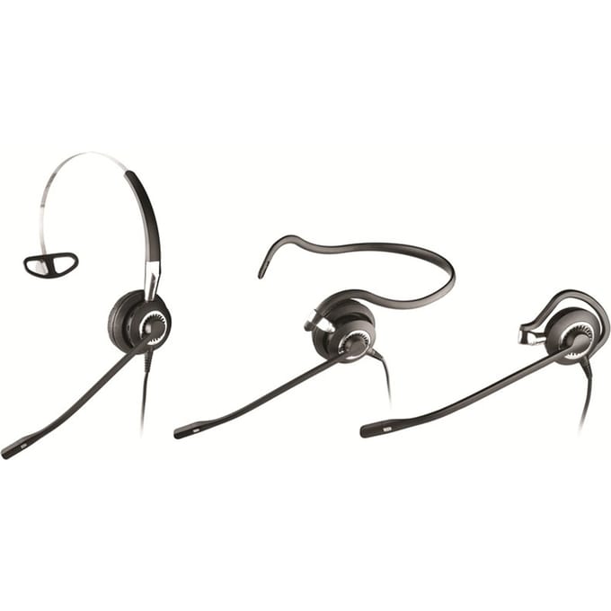 Jabra BIZ 2400 II Duo Headset met Noise-cancelling Microfoon met QD connector