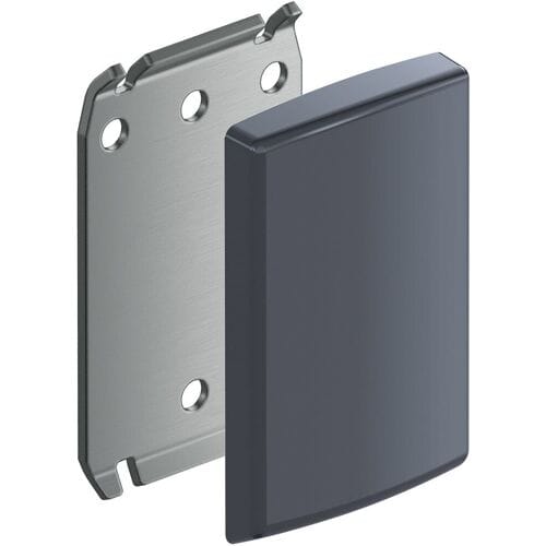 HEWI System 802 mounting plate with cover for folding support handle 802.50.00390 92