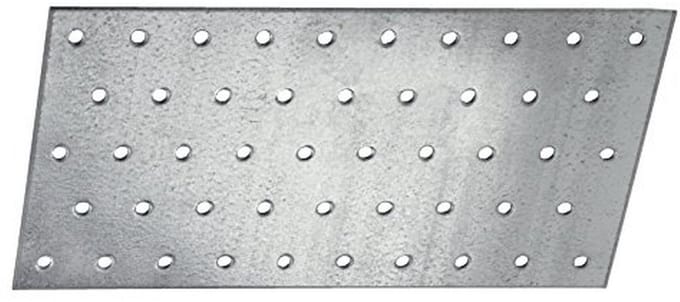 Geperforeerde platen 60 x 140 x 2 mm - 25 stuks, verzinkt