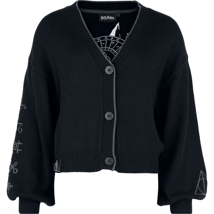 Harry Potter Cardigan - S tot XXL - voor Vrouwen - grijs