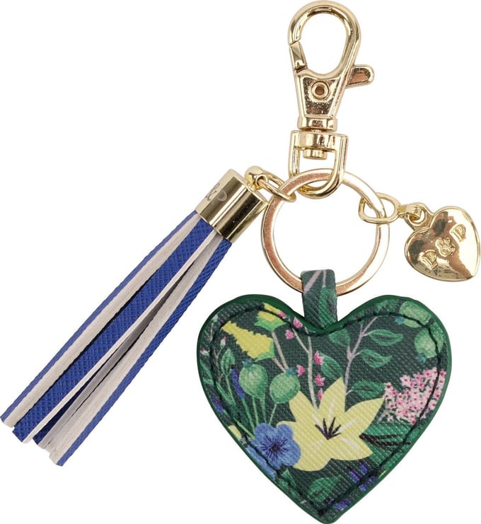 CGB PAINTED & PRESSED KEYRING GREEN