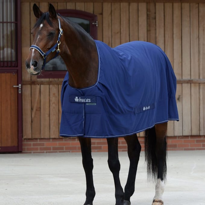 Bucas Deken Bucas Power Cooler Classic Donkerblauw-zilver