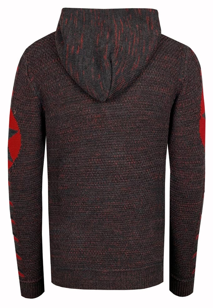 Grof gebreide hoodie