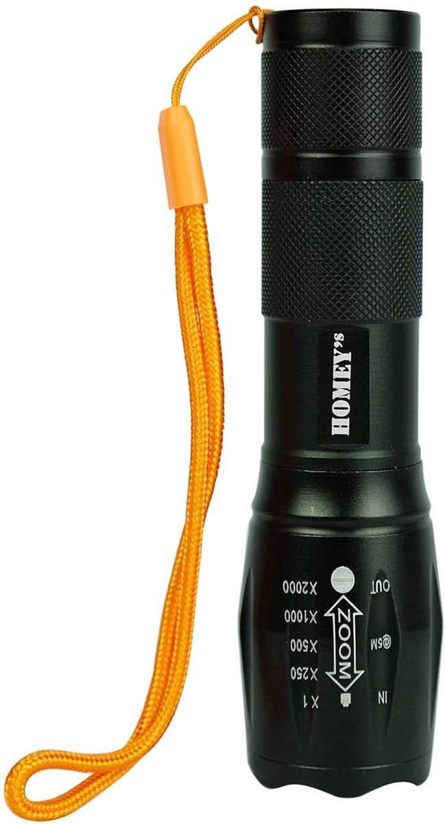Homey's Eddy zaklamp LED - 200 lumen - 3x AAA - waterbestendig IP55