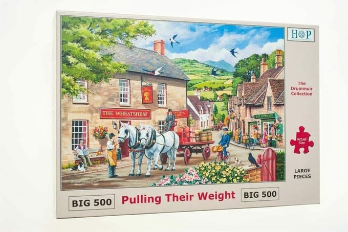 Pulling Their Weight Puzzel 500 XL Stukjes