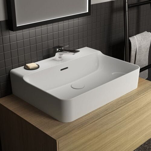 Ideal Standard washbasin 60 cm, 1 tap hole, with overflow T369101