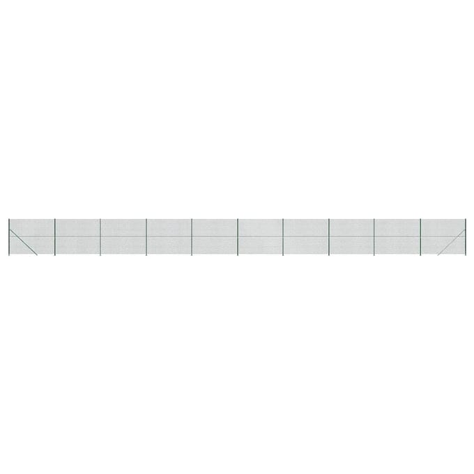 vidaXL - Gaashek - met - flens - 2,2x25 - m - groen