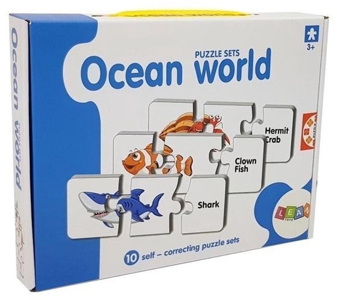 Educatieve oceaanpuzzel, 10-delig