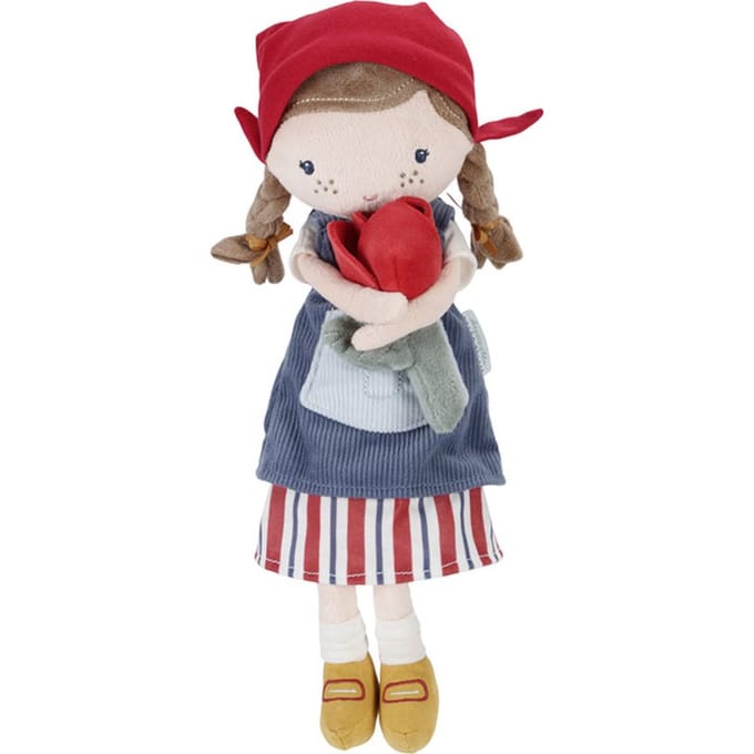 Little Dutch Knuffelpop Hollandse Rosa met tulp 35cm Babyknuffels