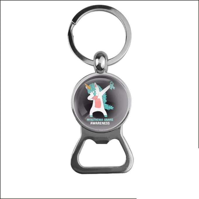 Bieropener Glas - Myasthenia Gravis Awareness