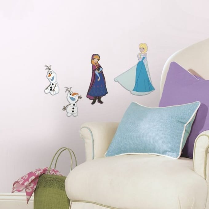 RoomMates Disney Frozen 3d  Foam Stickers - Muursticker - Multi