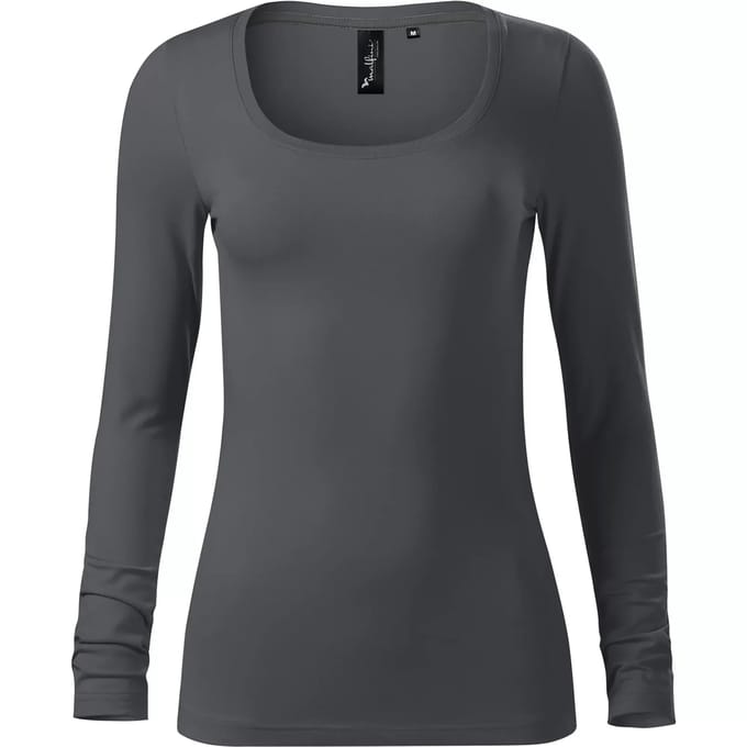 Dames-T-shirt met lange mouwen Malfini Premium Brave 156