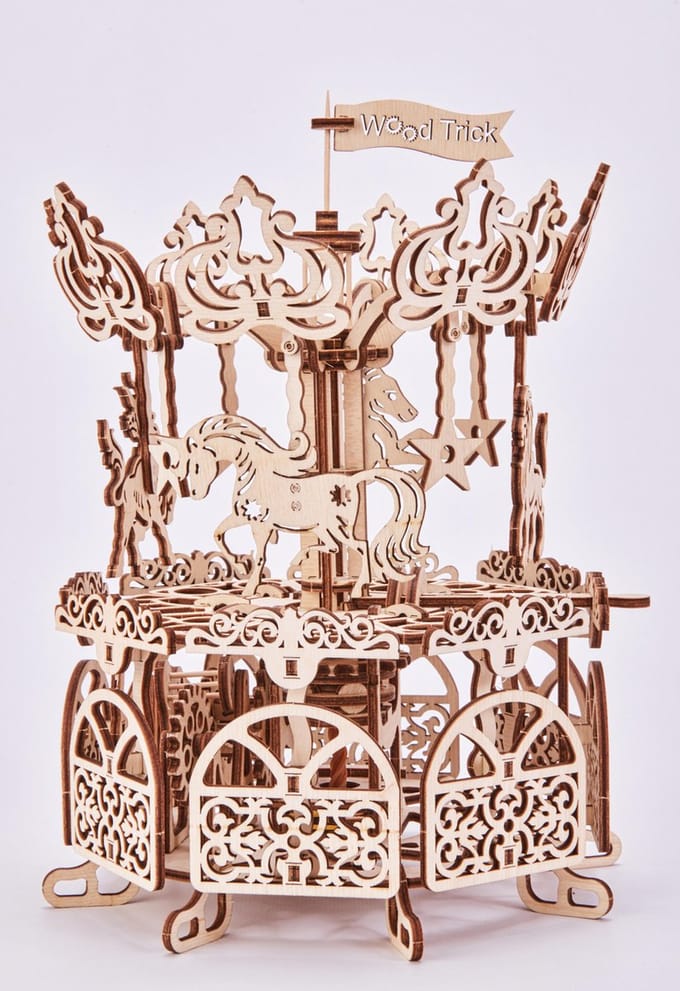 Wood Trick Carrousel - Houten Modelbouw
