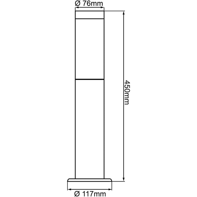 Brilliant Dody Buitenlamp - E27 - max 1x40W - IP44 - Zwart
