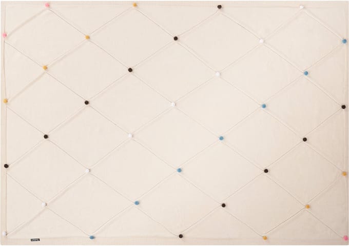 GAIDAR - Kinderdeken - Beige - 130 x 170 cm - Katoen