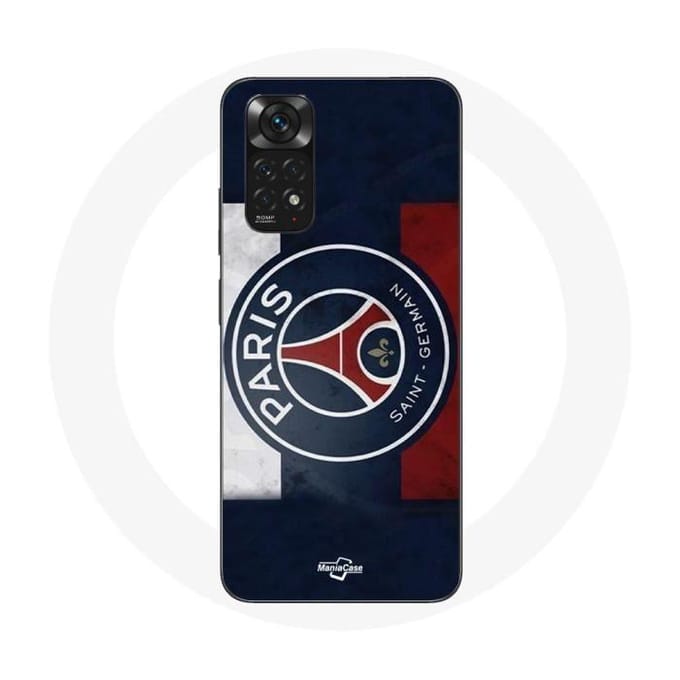 Coque - Paris Saint Germain - Xiaomi Redmi Note 11 4G - Souple - Bleu - Logo PSG