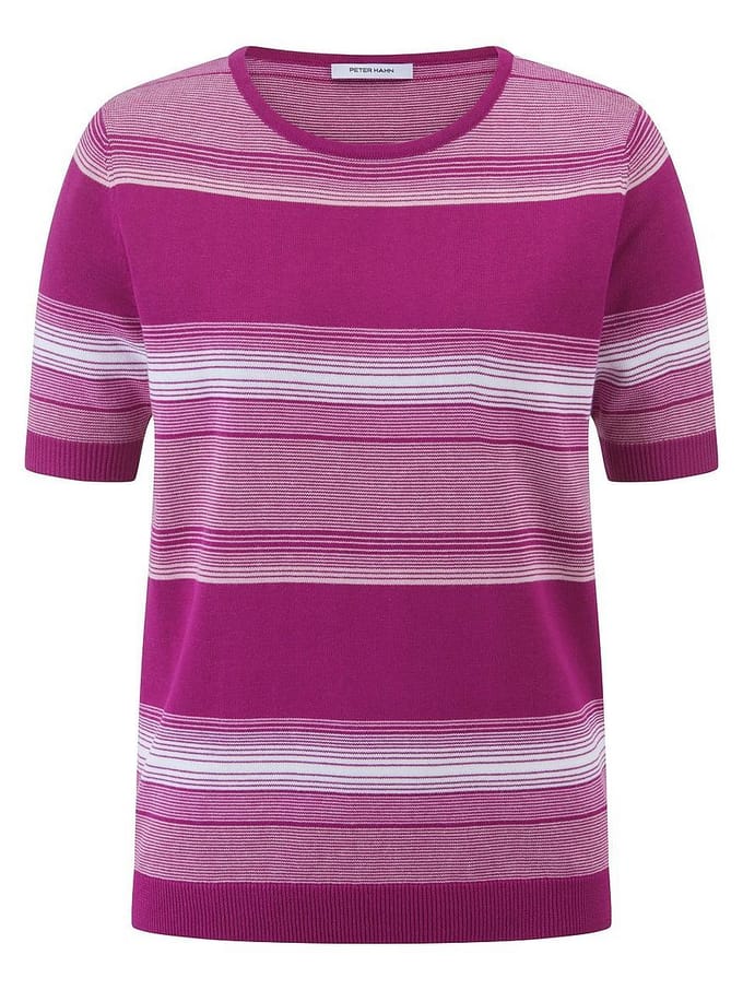 Trui ronde hals Van Peter Hahn pink