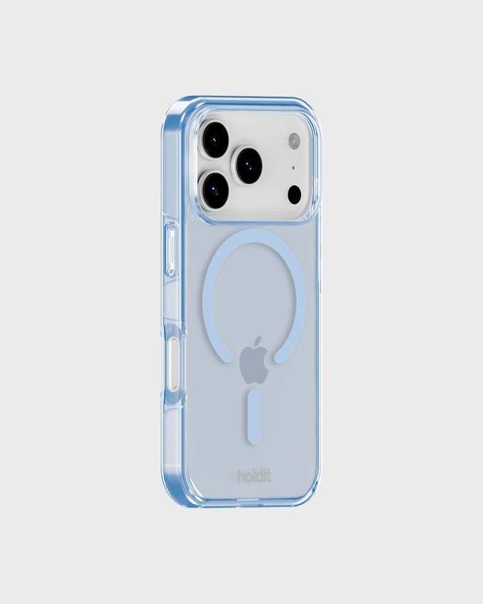 Phone Case Transparent Magsafe Compatible Mineral Blue iPhone 17 Pro