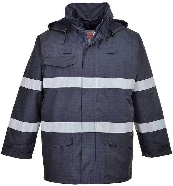 Portwest Bizflame Regen Multi Beschermende jas S770 - Marine - M