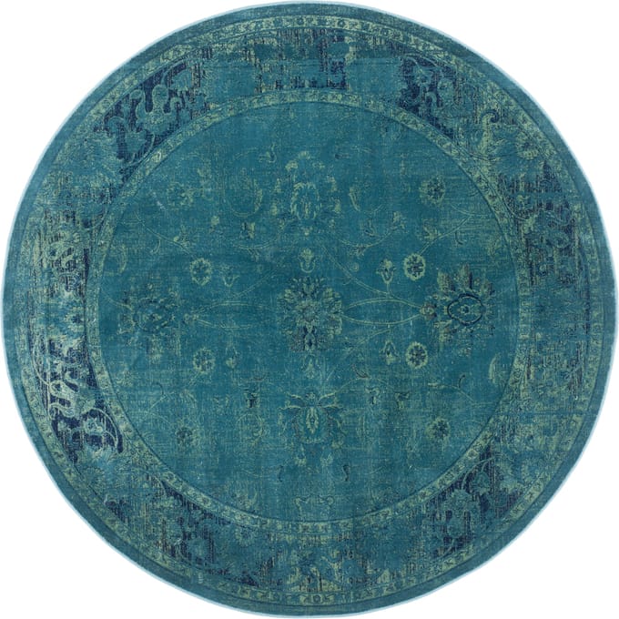 Vintage vloerkleed Peri rond | Safavieh