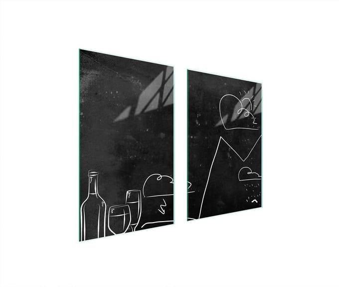 TMK ArtDeko - Snijplank - Glas - 65x52 cm - Verhard