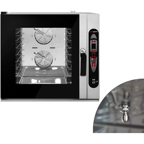 GGM Gastro Bäckerei-Kombidämpfer - Digital - 2,4″ LCD Display - 6x EN 600x400 - inkl. Waschsystem
