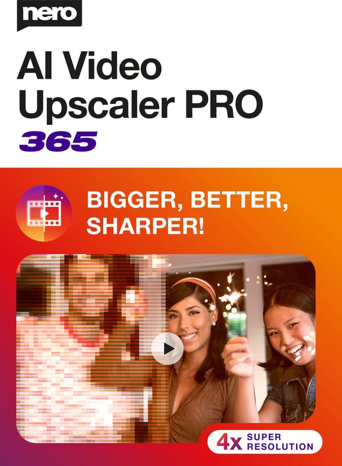 Nero AI Video Upscaler PRO 365 - 4K - Windows Download