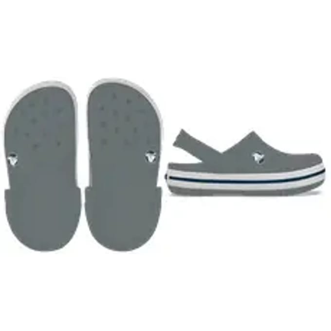 Crocs Crocband Clog K Unisex Clogs - grijs/blauw