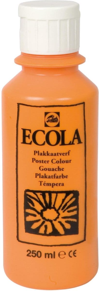 Ecola plakkaatverf 235 Orange 250ML