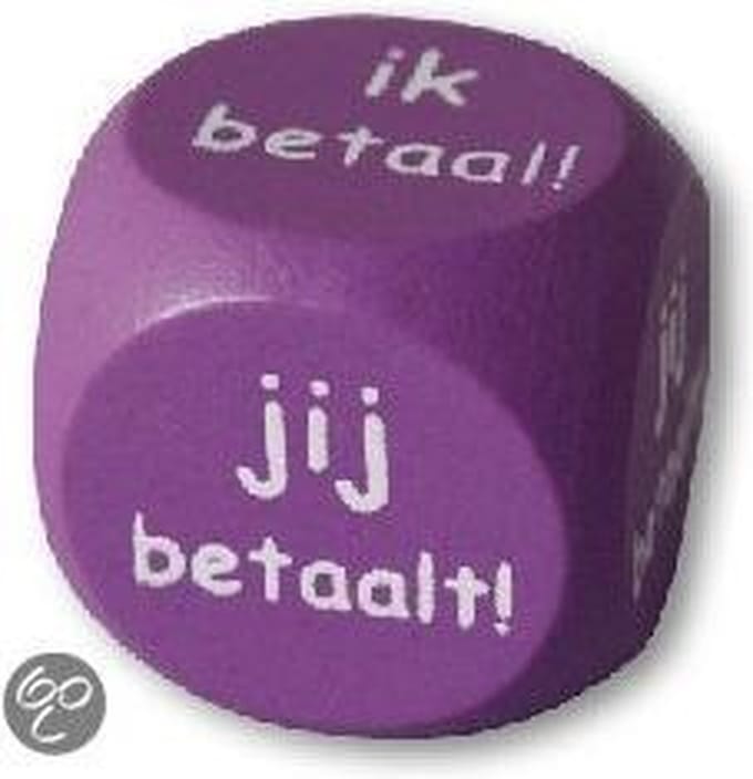 Dobbelsteen - Ik betaal - jij betaald