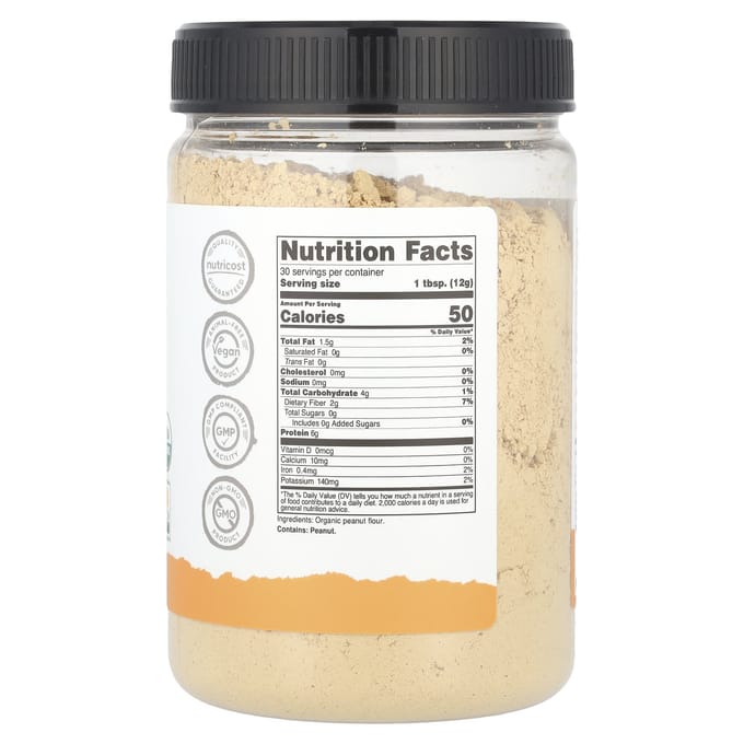 Nutricost, Garde-manger, Biologique, Poudre de Beurre de Cacahuète, 12,6 oz (354 g)