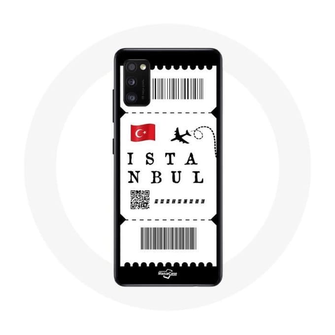 Coque Samsung Galaxy A41 Billet d'avion Istanbul