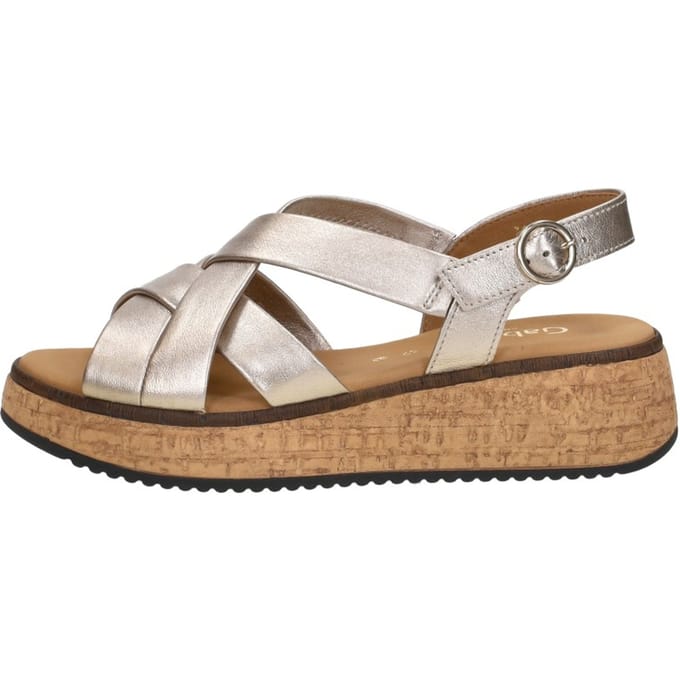 Gabor - Sandalen Plat Goudkleur 41.5