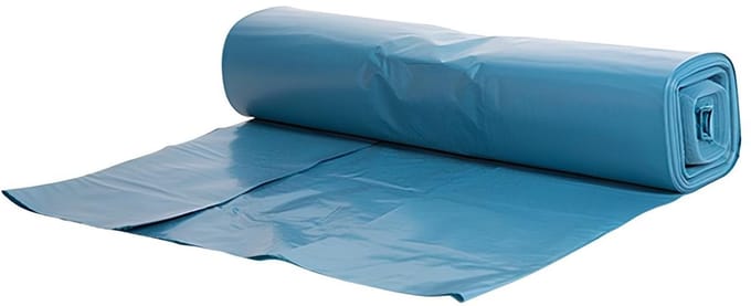 Afvalzak Blauw 70X110cm. Rol A 20 Zakken