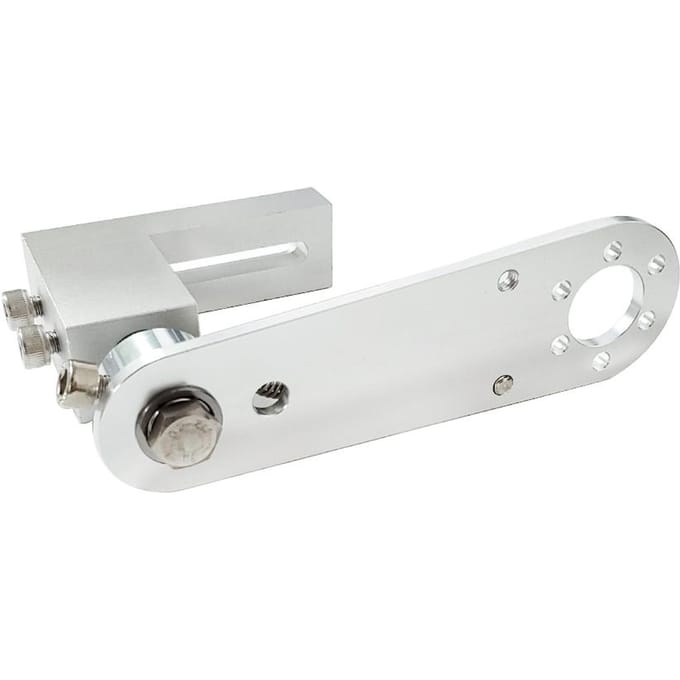 Gloednieuwe Spin Encoder Beugel Voor Bevestiging Zitmeter Wiel OVW Synchronisator Plank L-Vormige Basis Dia 20 25 30 36mm Hole 20mm white