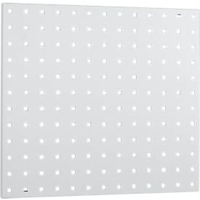Geperforeerd paneel, voor montage, 495 x 457 mm, lichtgrijs RAL 7035