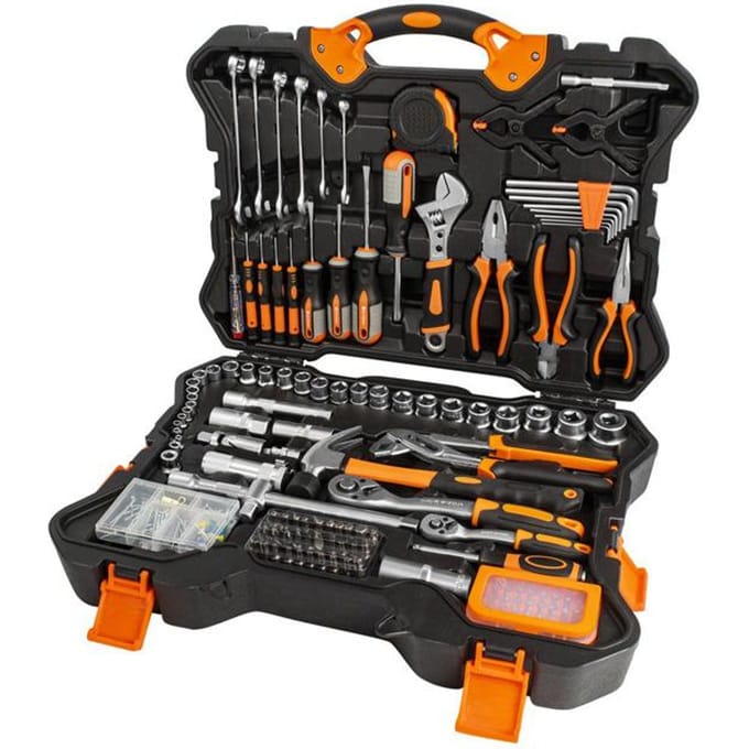 Jeu d'outils dans une mallette 256 pièces