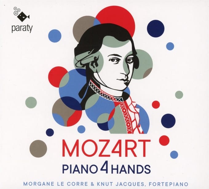 Knut Jacques & Morgane Le Corre - Mozart Piano 4 Hands (CD)