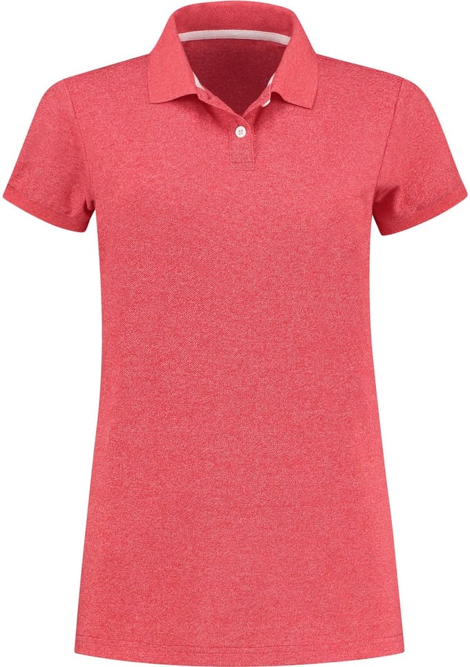 Lemon & Soda Heather polo in de kleur rood voor dames in de maat M
