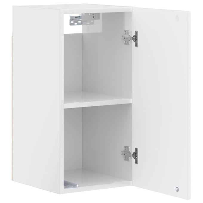 vidaXL - Badkamer - wandkast - DELFT - Hoogglans - Wit - 30 - x - 31 - x - 59 - cm
