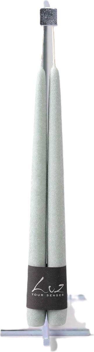 Luz - Rustieke Dinerkaarsen - Sense - 2,2xL30cm - PER 2 PAAR