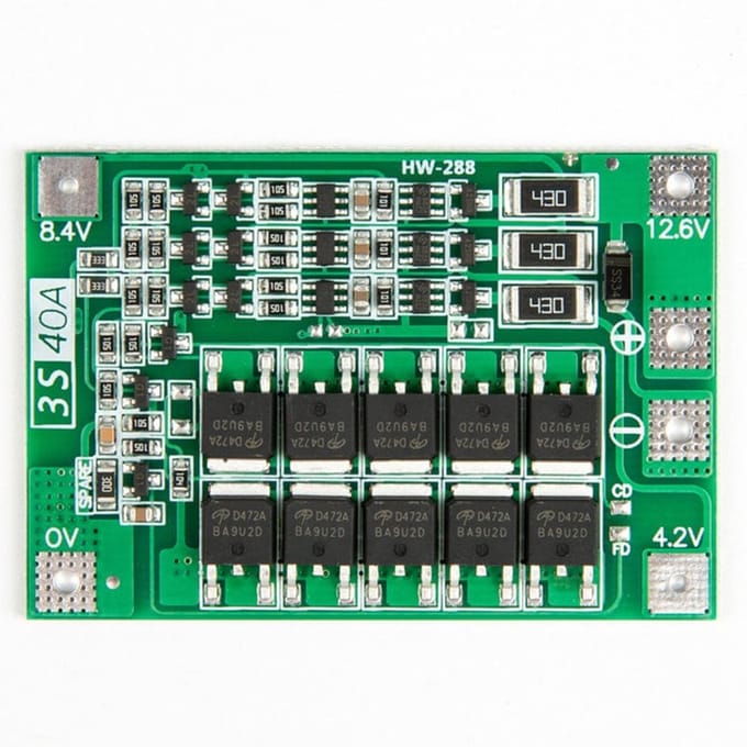 OTRONICÂ® BMS 3S Protectiecircuit met balanseer functie