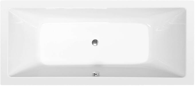 Polysan Baden - Krysta rechthoekig bad, 180x70x39 cm, wit 72906