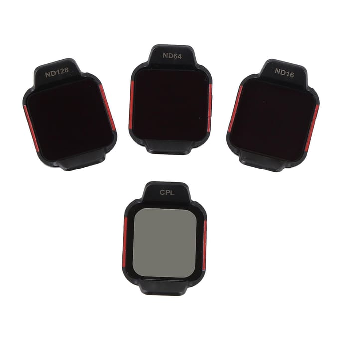 Drone Filters Set HD Krasbestendig Gecoat CPL ND16 ND64 ND128 Filter voor Flip Drone black